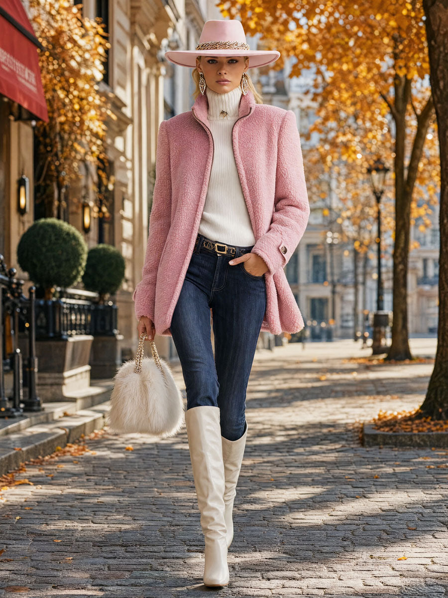 Alara™ | Casual Vintage Polar Fleece Zip-Up Jacket Coat
