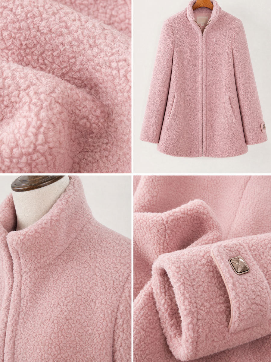 Alara™ | Casual Vintage Polar Fleece Zip-Up Jacket Coat
