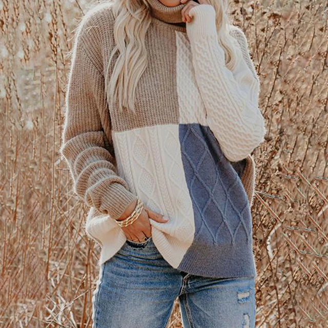 Francesca™ | Casual Sweater in a Contrasting Color