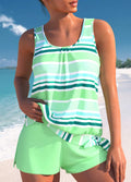 Rosa™ | Relaxed Striped Tankini Set