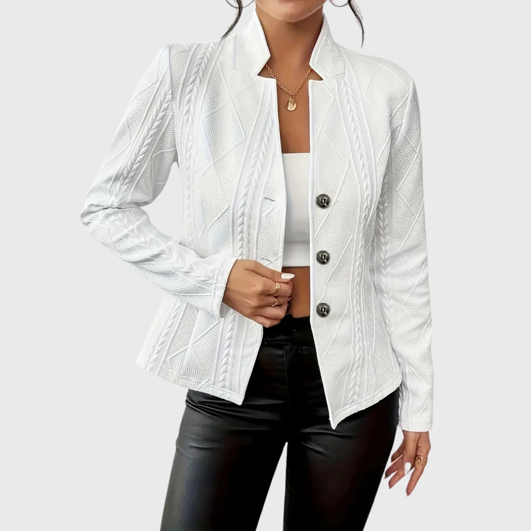 Olivia | Blazer élégant aux détails raffinés