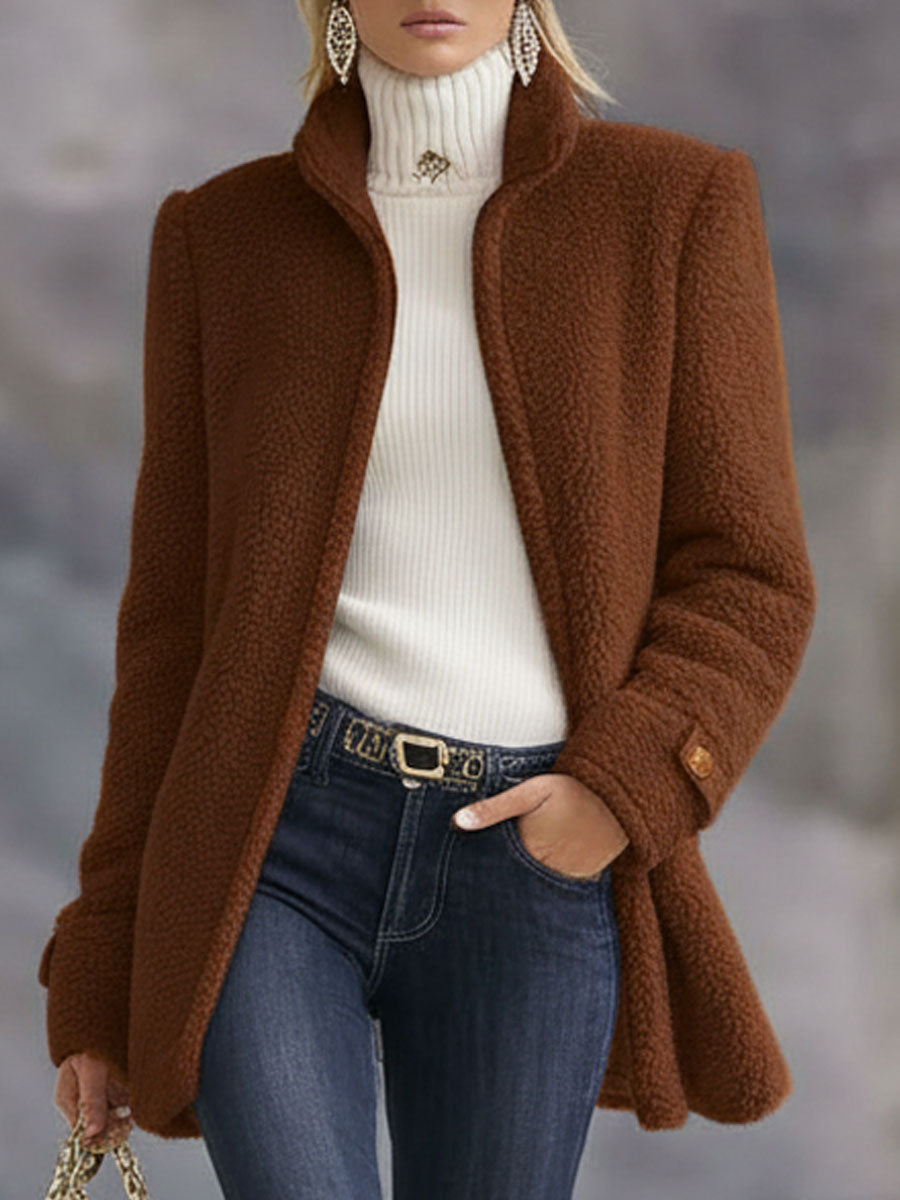 Alara™ | Casual Vintage Polar Fleece Zip-Up Jacket Coat