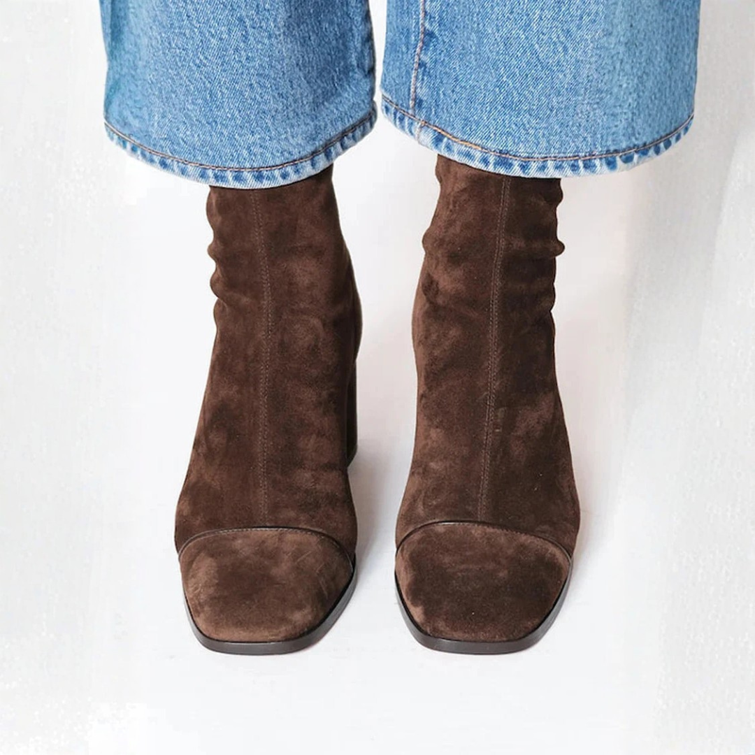 Isaline | Bottines élégantes en suédine