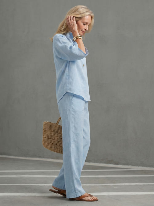 Amity | Button Front Relaxed Tunic Trouser Set