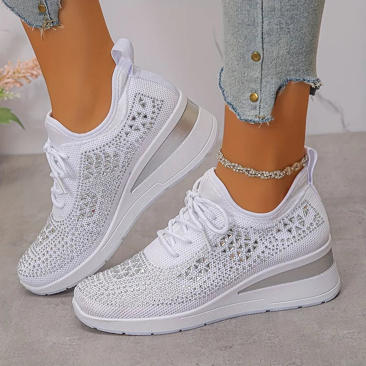 Assina | Baskets confort avec détails strass