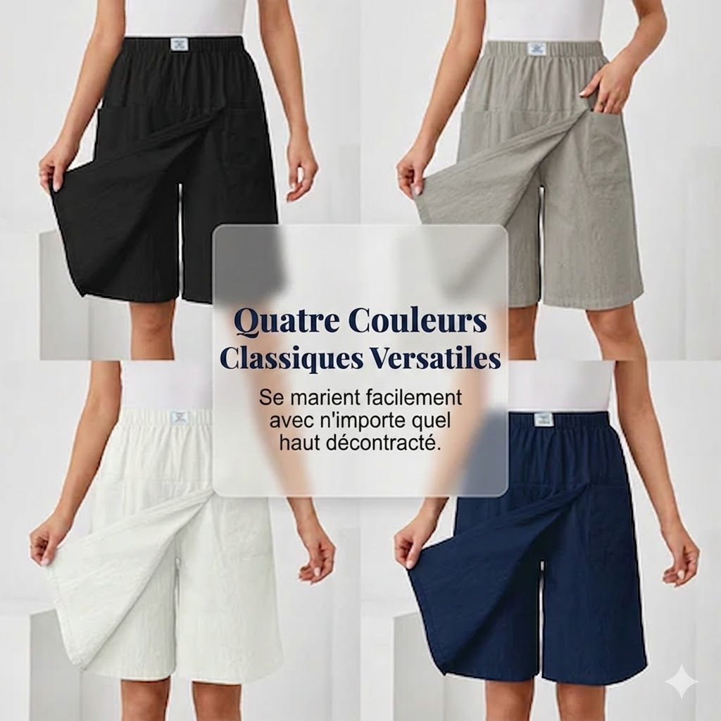 Colette | Skort taille élastique poches liberté active