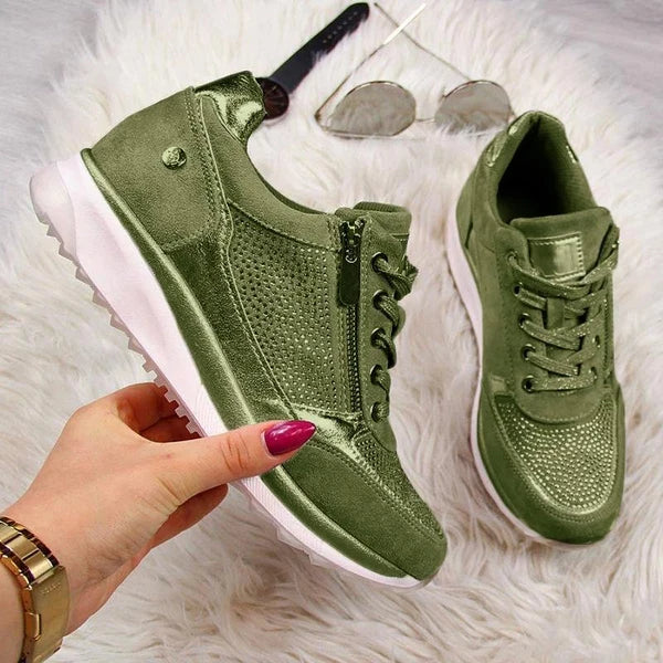 Ilaria | Comfortable Zip-Up Sneakers