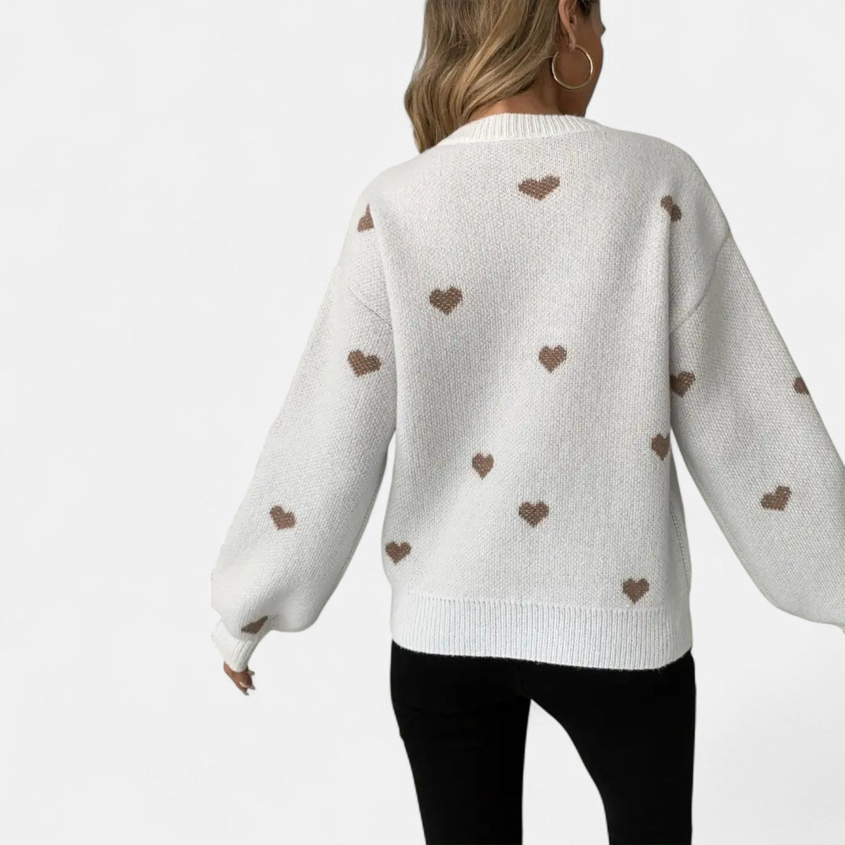 Gloria - Hearts Wool Sweater
