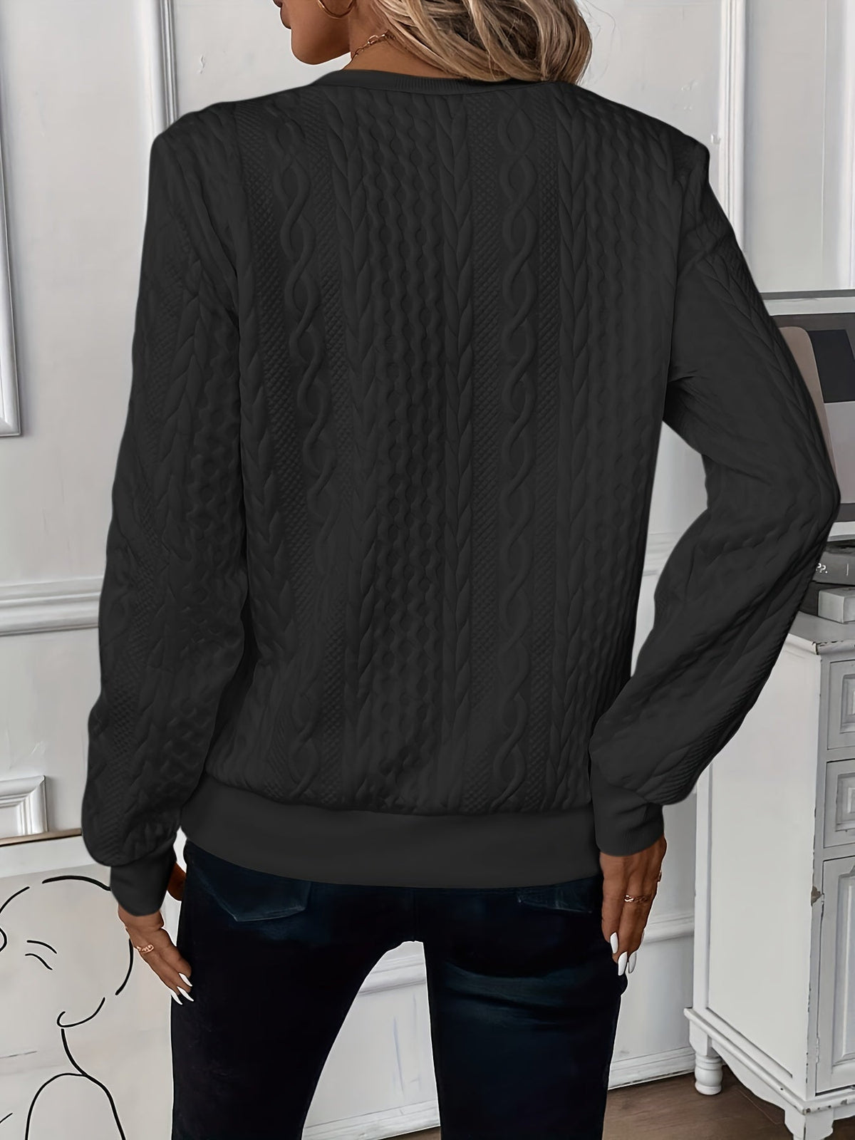 Armelle | Pull zippé en maille torsadée