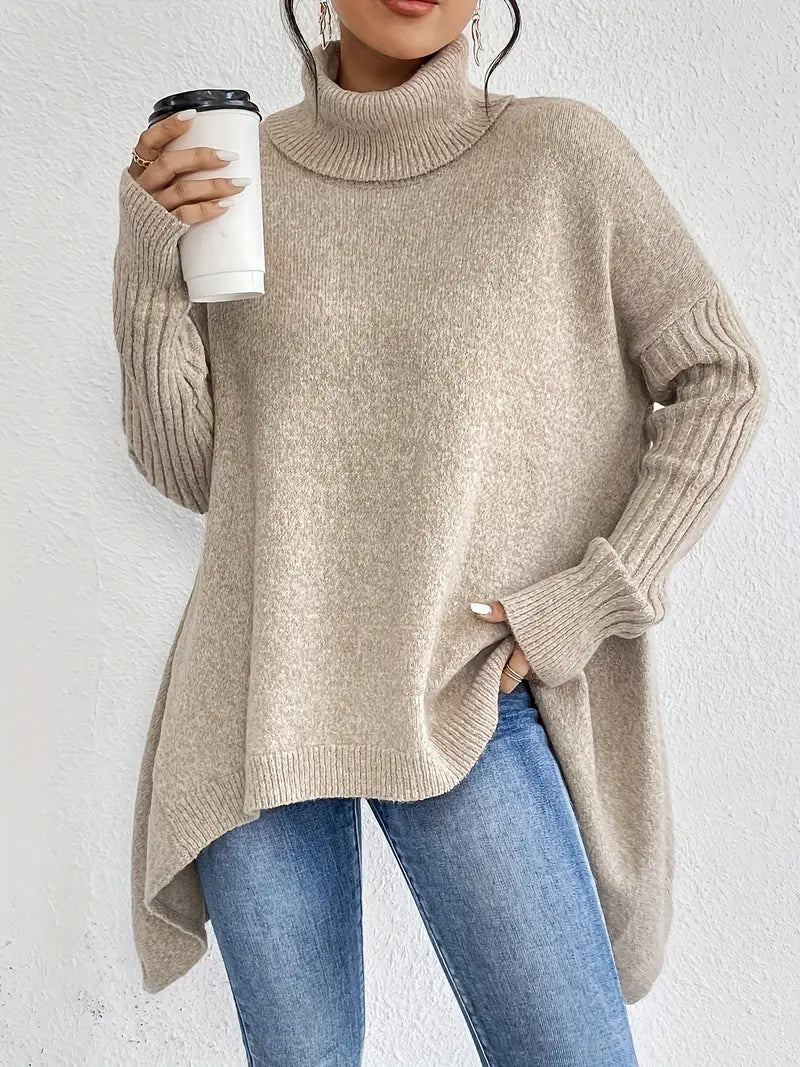 Soline | Pull oversize à col montant