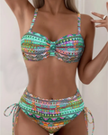 Jada™ | Sexy Ethnic Print Bikini Set