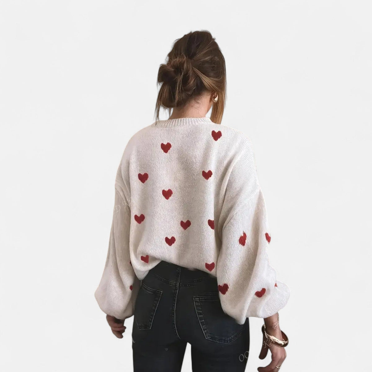 Gloria - Hearts Wool Sweater