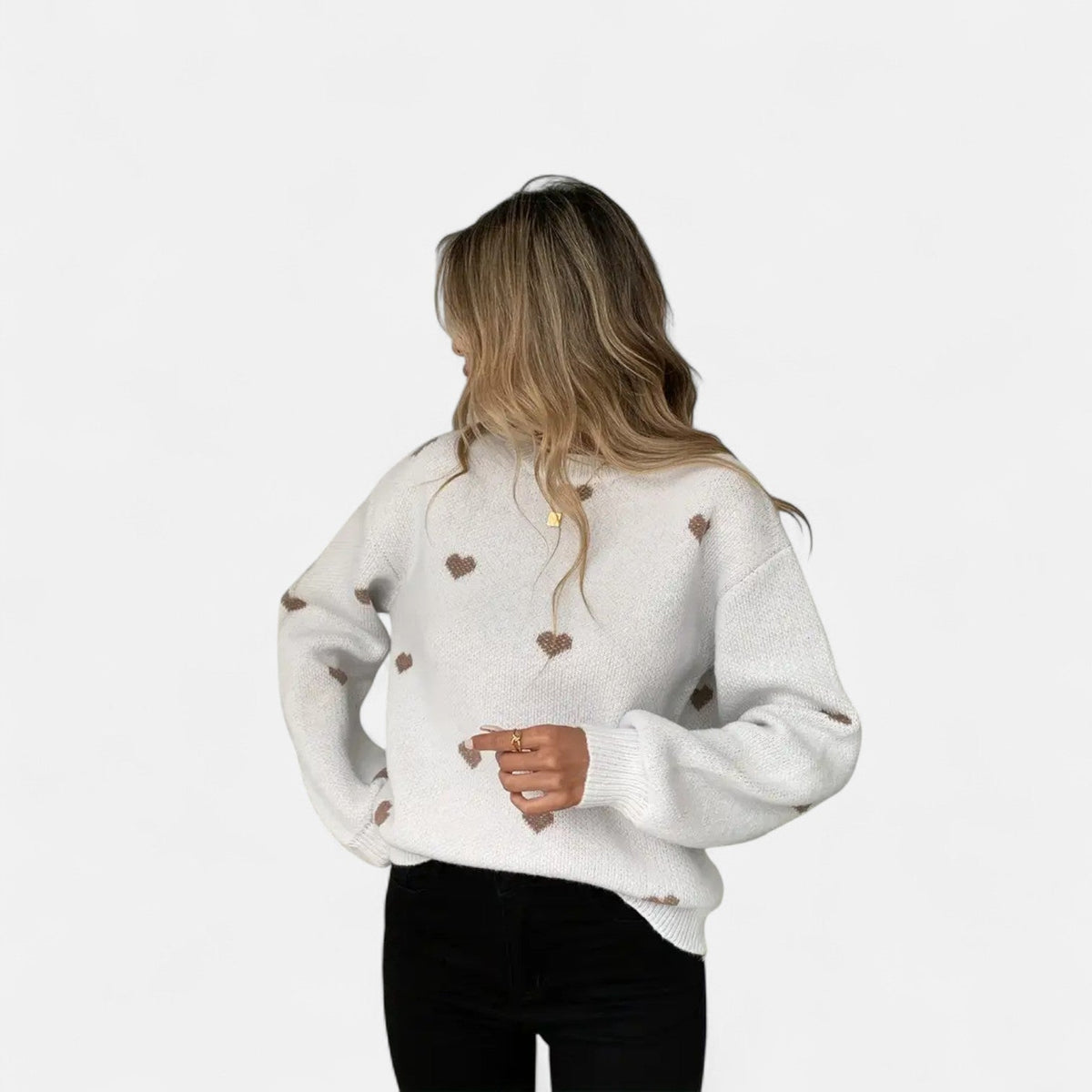 Gloria - Hearts Wool Sweater