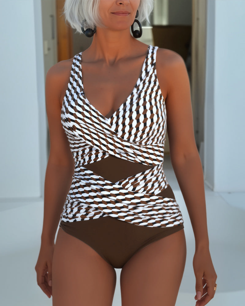 Ashley™ | Swimsuit with Cross Over Design for Resort Casual Wear