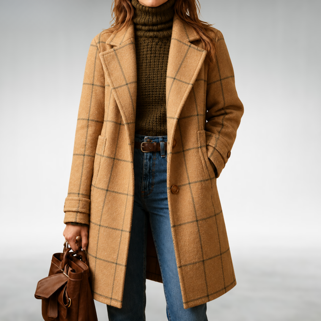 Lauren | Classic Checkered Coat