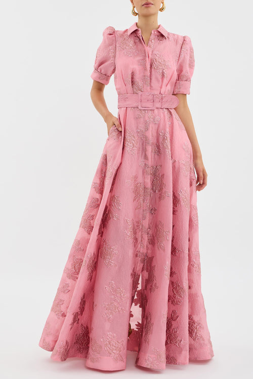 Aria | Dress with Short Puff Sleeves