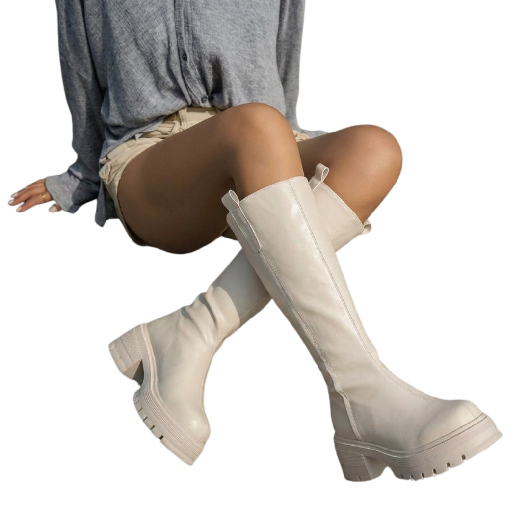 BRITTA – Cozy Fleece-Lined Tall Boots