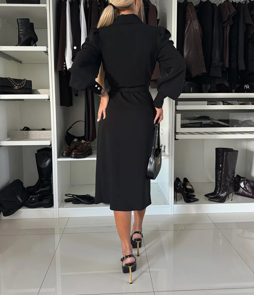 Clara | Robe cache-cœur élégante à taille ceinturée