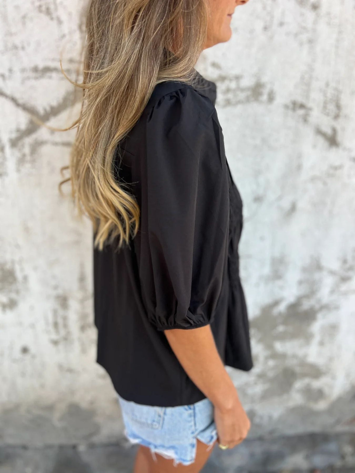 Séline | Blouse élégante à manches bouffantes
