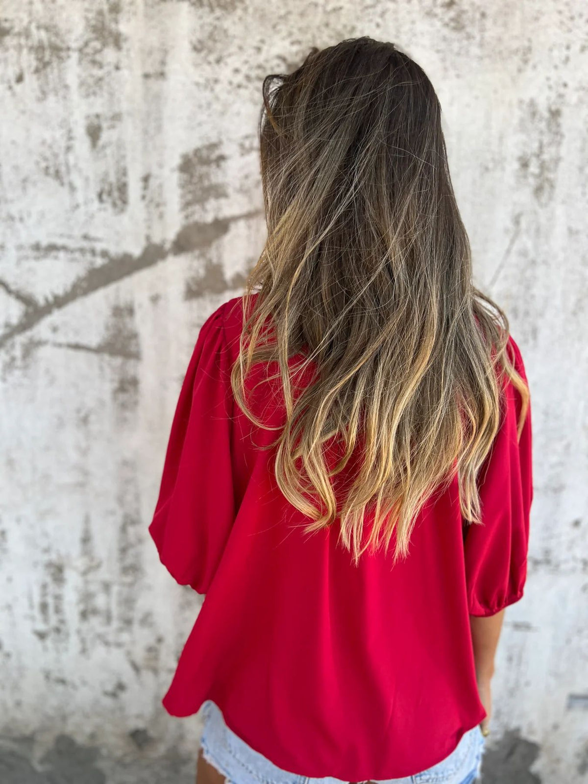 Séline | Blouse élégante à manches bouffantes