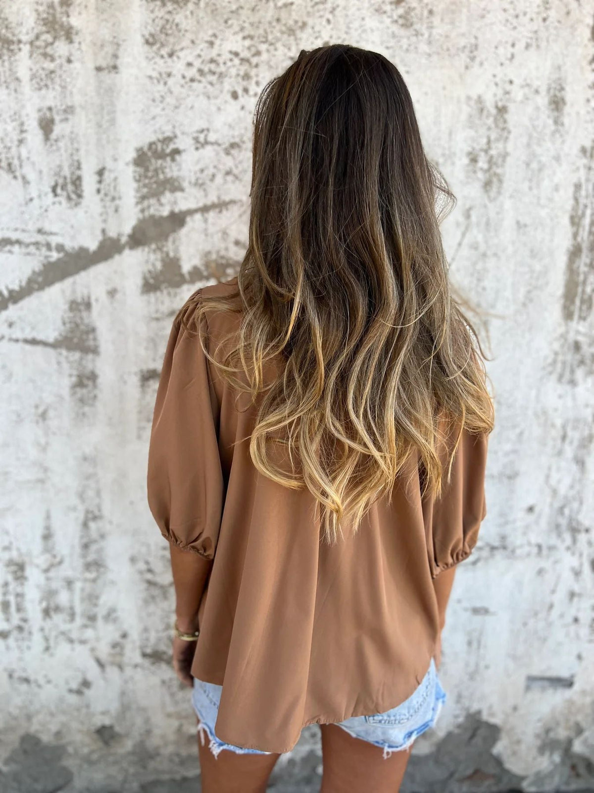 Séline | Blouse élégante à manches bouffantes