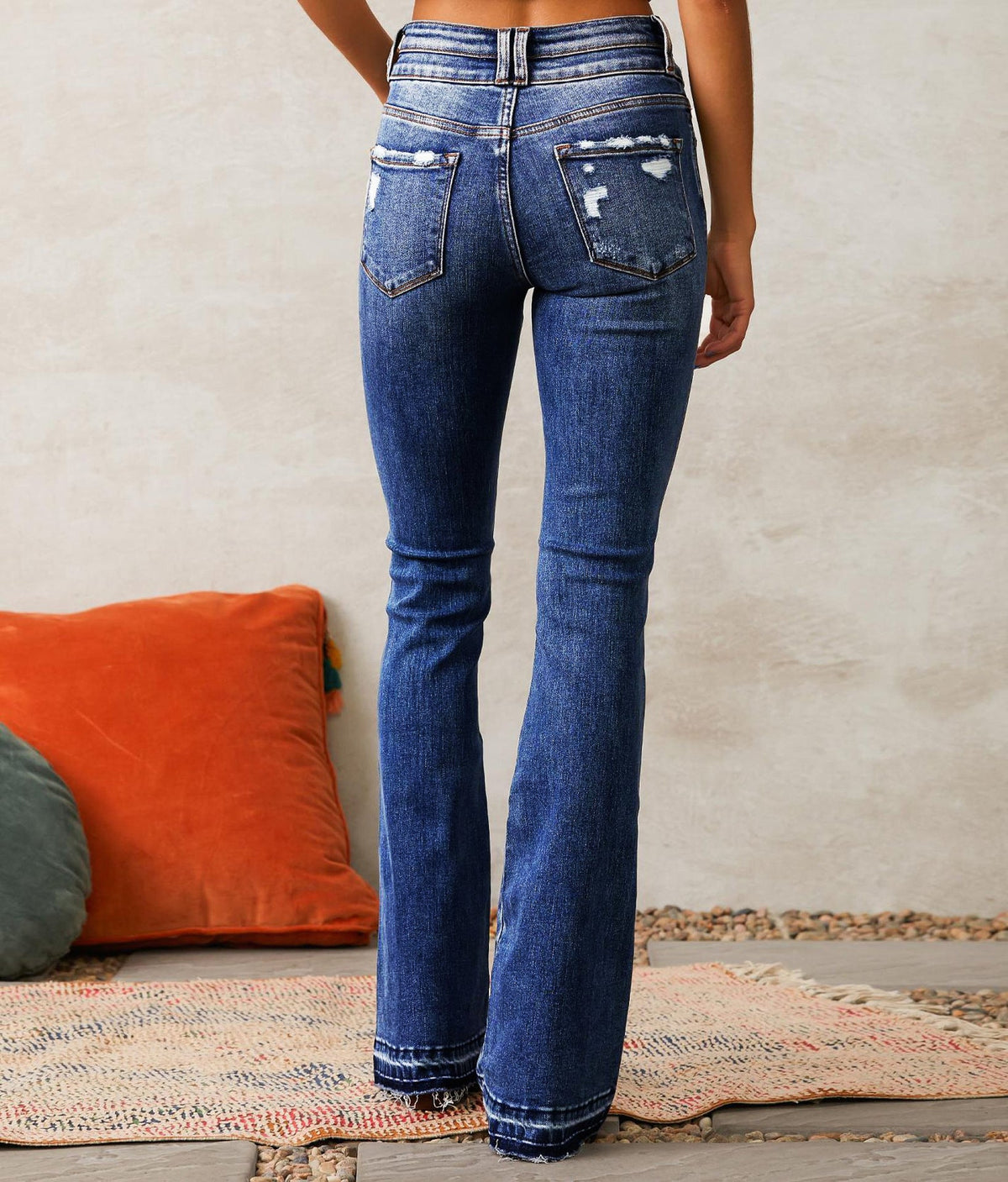 Eléane | Jean bootcut taille haute sculptant