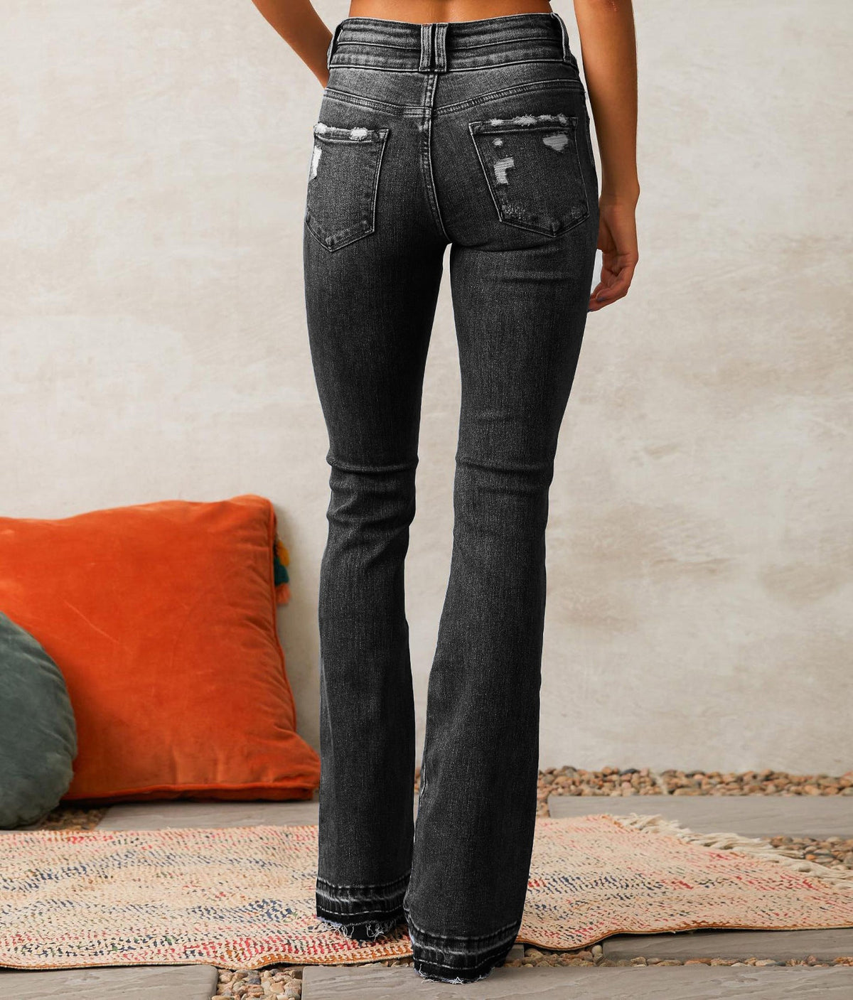 Eléane | Jean bootcut taille haute sculptant