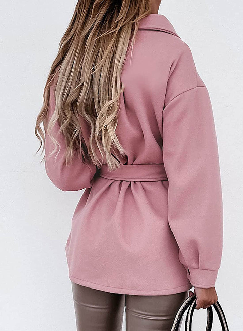 Daphné | Veste chic à boutons et col chemise
