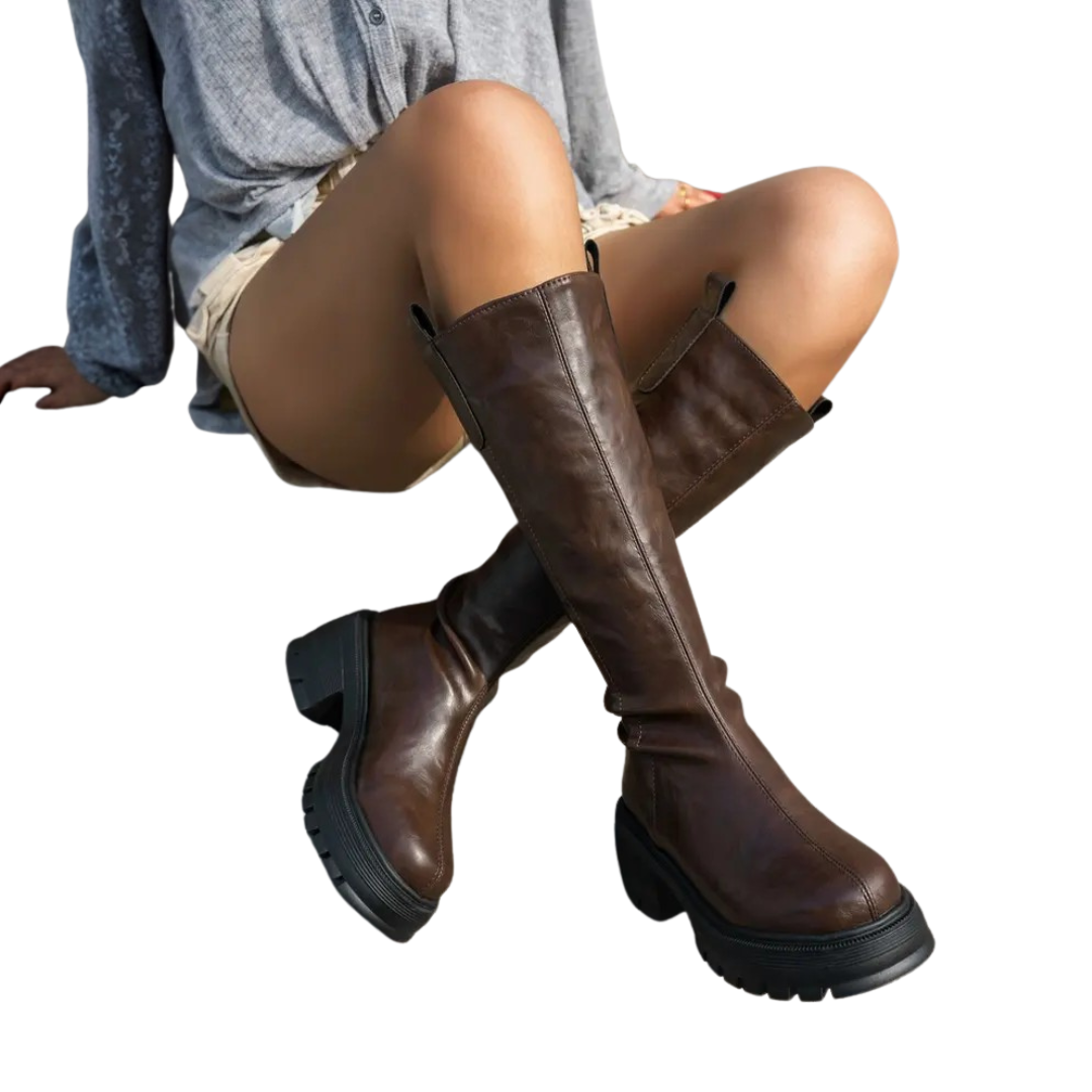 BRITTA – Cozy Fleece-Lined Tall Boots