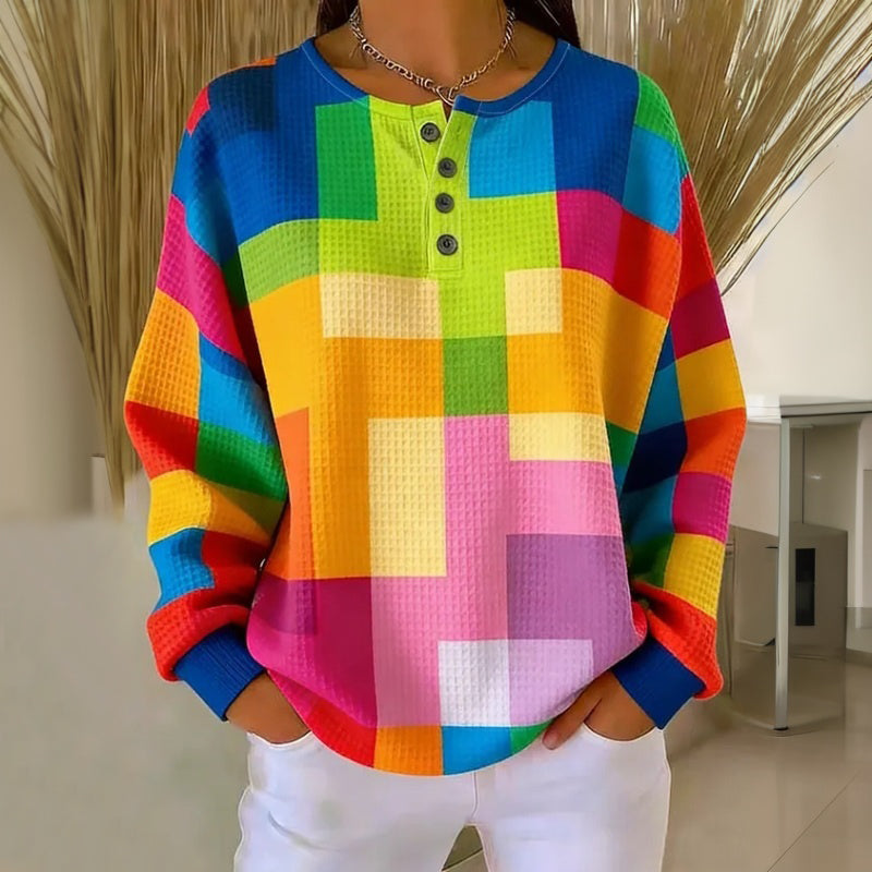 Rosaline | Colorful Casual Sweatshirt