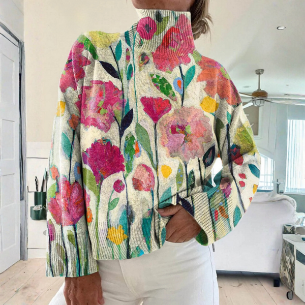 Evelyn - Cozy Vintage Turtleneck