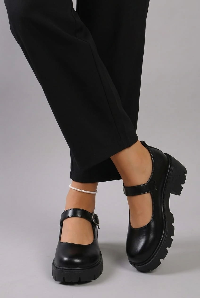 Ottavia | Platform Mary Janes with Block Heel