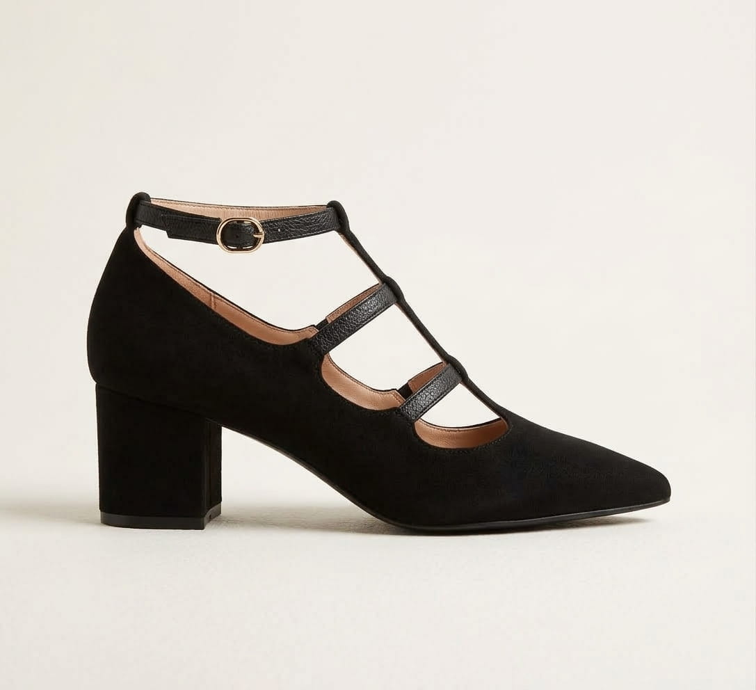 Giulia | Pointed Pumps with Straps