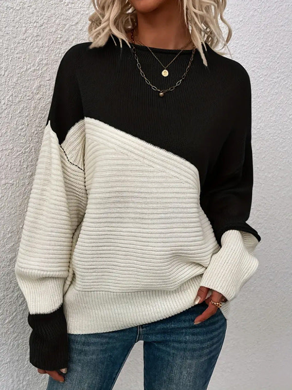 Vivian - Casual Long Sleeve Round Neck Sweater