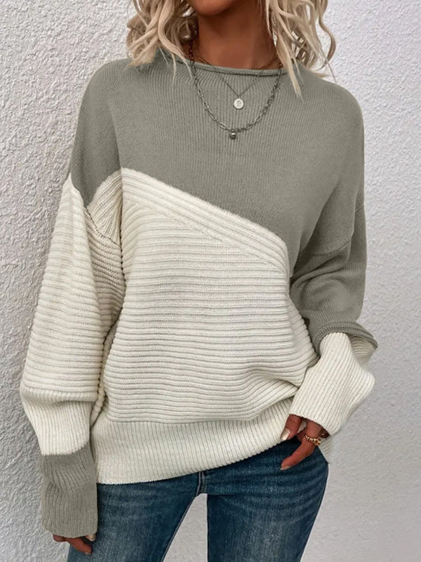 Vivian - Casual Long Sleeve Round Neck Sweater
