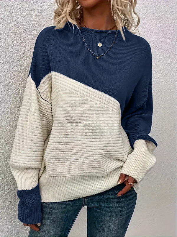 Vivian - Casual Long Sleeve Round Neck Sweater