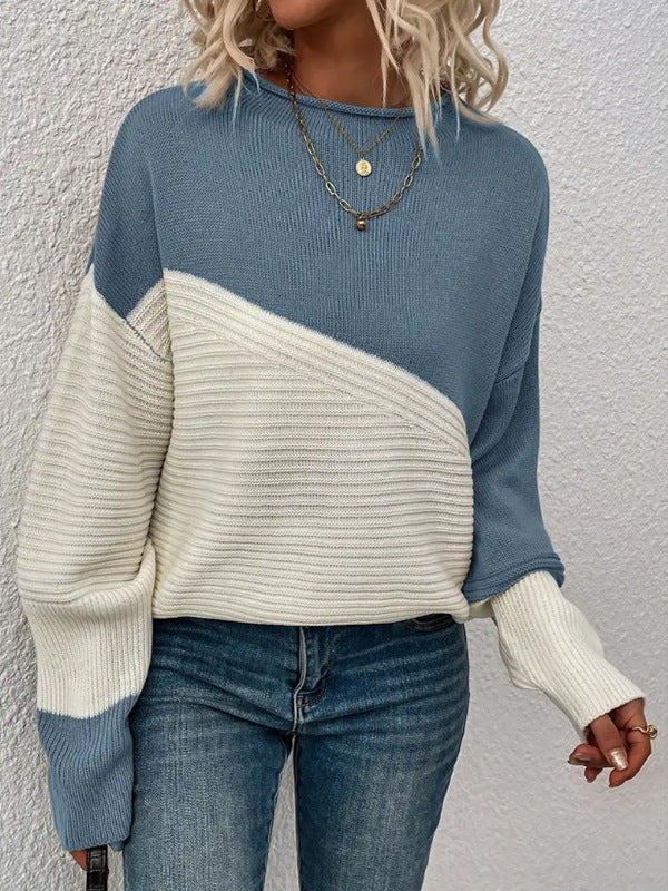 Vivian - Casual Long Sleeve Round Neck Sweater
