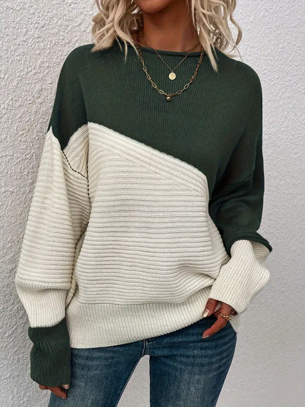 Vivian - Casual Long Sleeve Round Neck Sweater