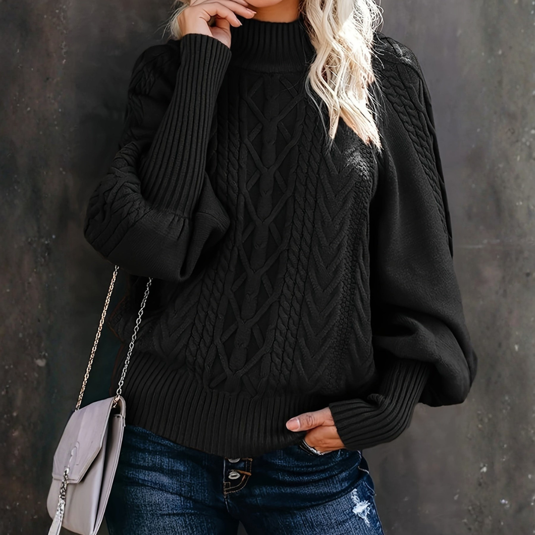 Phyllis - Casual Long Sleeve Knitted Sweater
