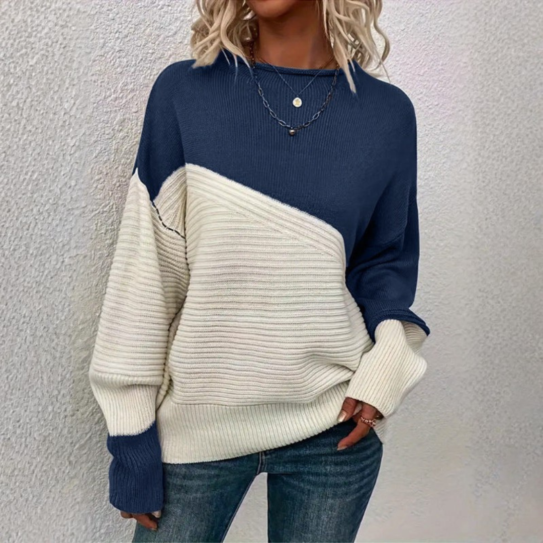 Vivian - Casual Long Sleeve Round Neck Sweater