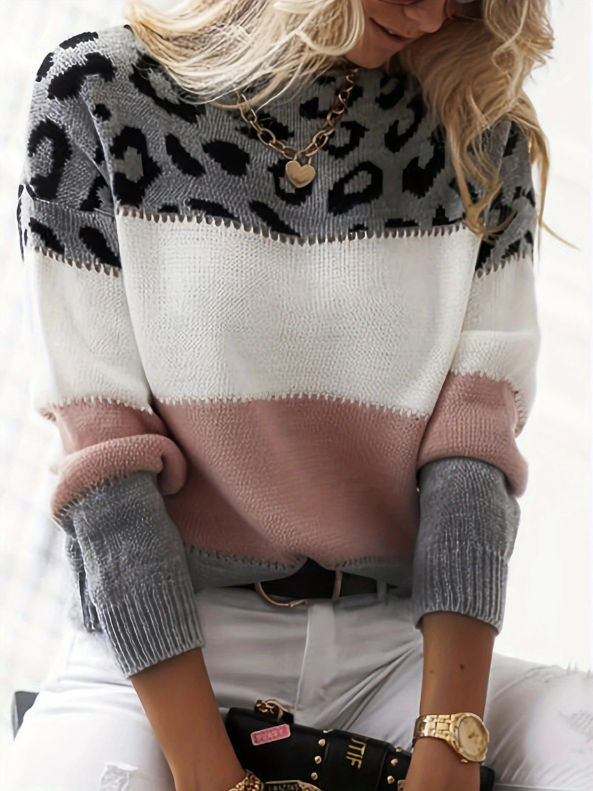 Priscilla - Leopard Print Sweater