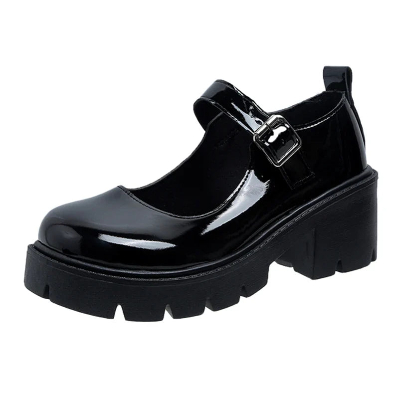 Ottavia | Platform Mary Janes with Block Heel