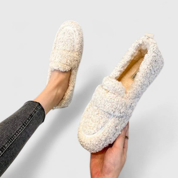 Louna | Mocassins en peluche douce
