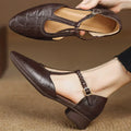 Lily | Leather Mary Janes