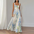 Grace | Floral A-Line Maxi Dress