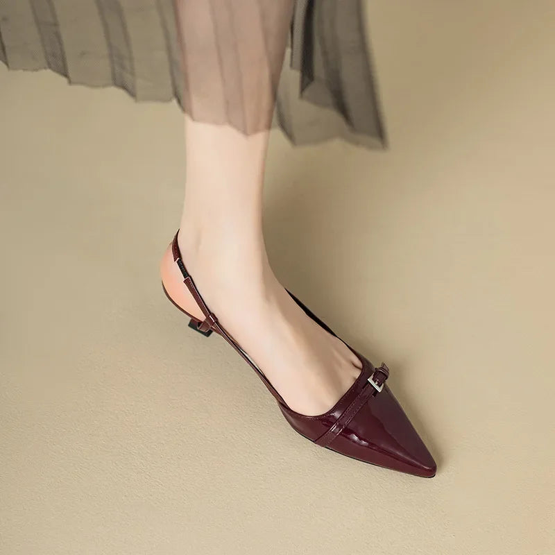 Camilla | Pointed Low-Heel Sandals