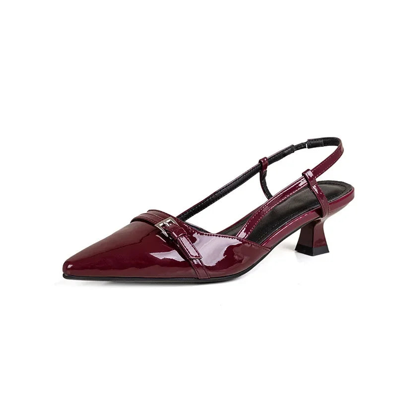 Camilla | Pointed Low-Heel Sandals