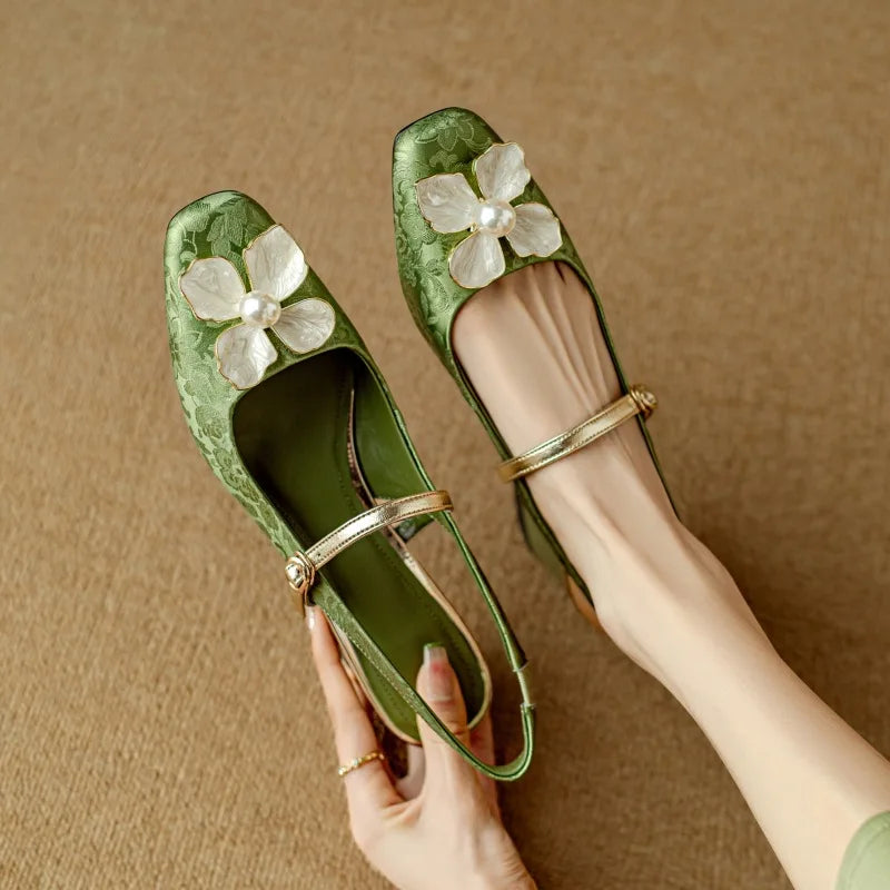 Diana | Genine Slingback Pumps