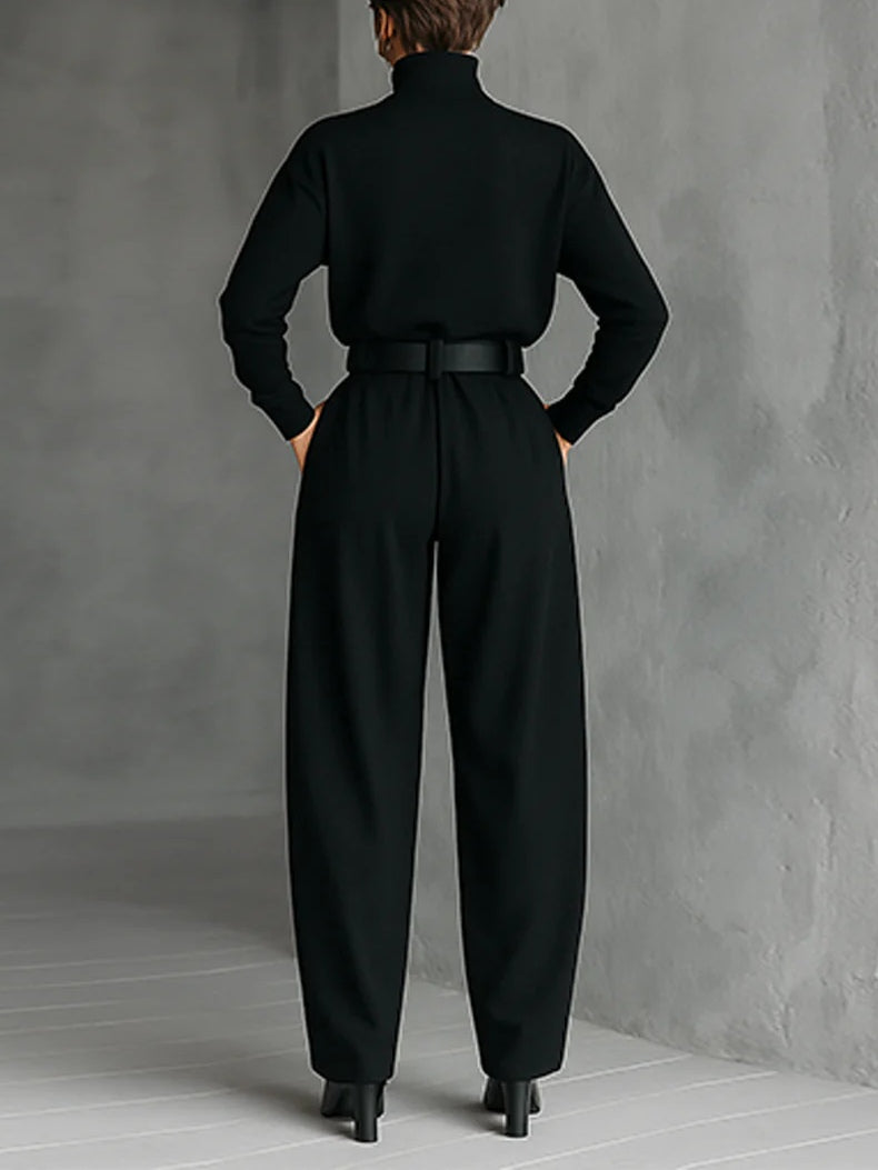 Nolya | Ensemble col roulé & pantalon droit