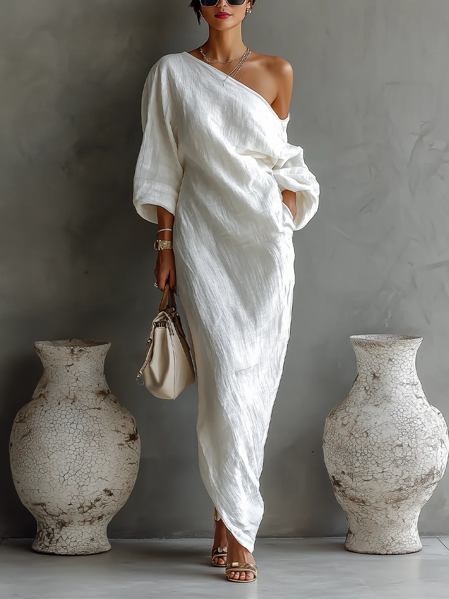 Sophie | Robe élégante à une épaule
